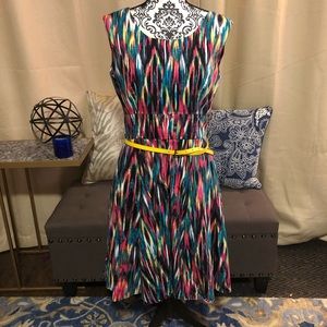 💜Calvin Klein💜 sleeveless colorful party dress